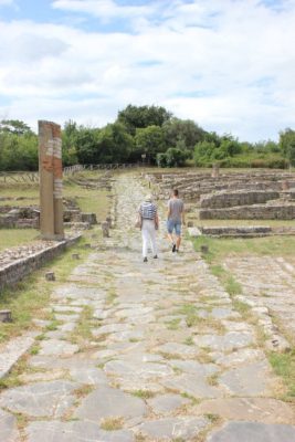 Resti archeologici di Roselle in Toscana