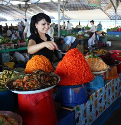 Verdure Bazar Chorzu Tashkent