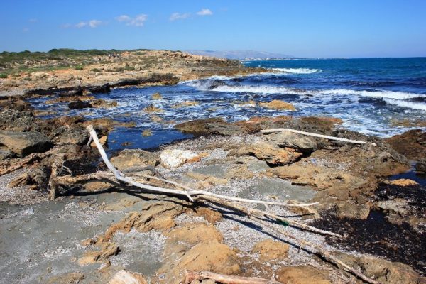 Caletta nei pressi della spiaggia di Calamosche a Vendicari