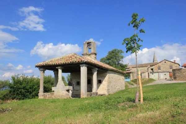 La chiesa di San Rocco a Draguć (Draguccio) in Istria