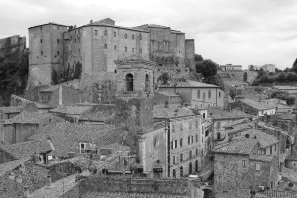 La fortezza Orsini a Sorano in Maremma