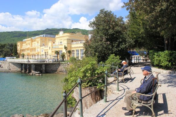 Lo storico Hotel Kvarner a Opatija in Croazia