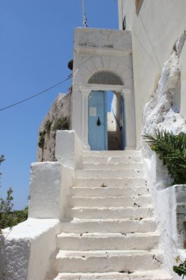 Ingresso del monastero di Moní Hrysoskalítissas a Creta