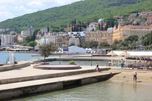 Panorama di Opatija in Croazia