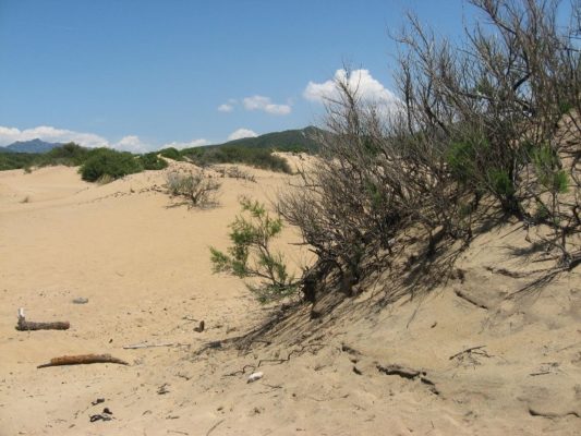 Spiaggia di Piscinas in Sardegna