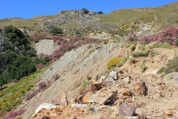 Panorama della valle di Amári a Creta