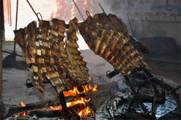 Un tipico asado argentino