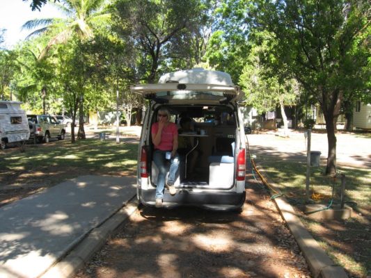 Campsite Katherine Australia