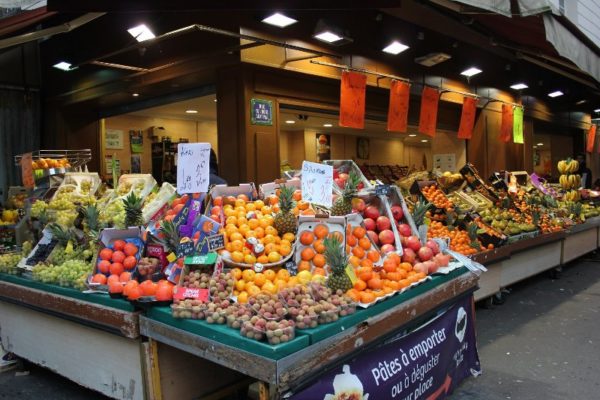 Negozio frutta Marais Parigi