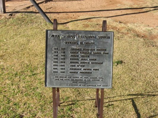 Officers Telegraph Station Alice Springs