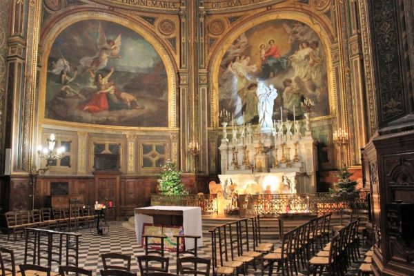 Interno Église Saint-Eustache Parigi