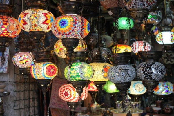 Lampade vetro bazar Kujundžiluk Mostar