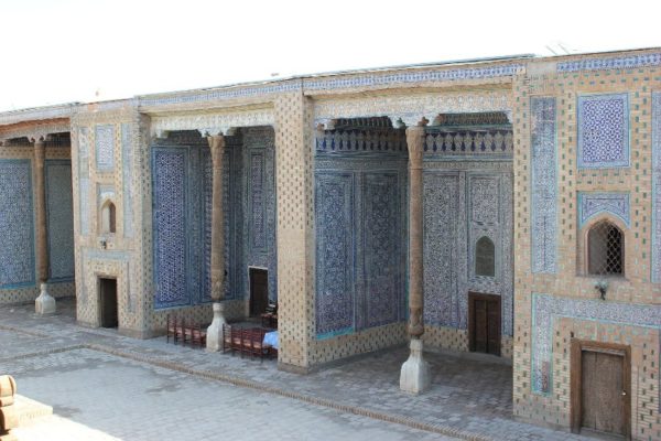 Cortile Palazzo Tosh Hovli Khiva Uzbekistan