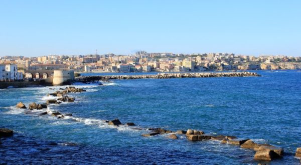 Il lungomare di Siracusa