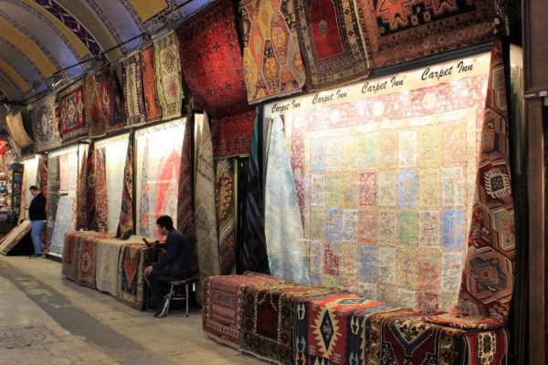 Tappeti nel Gran Bazar di Istanbul