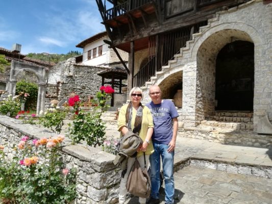 Giardino del Museo Etnografico di Berat in Albania