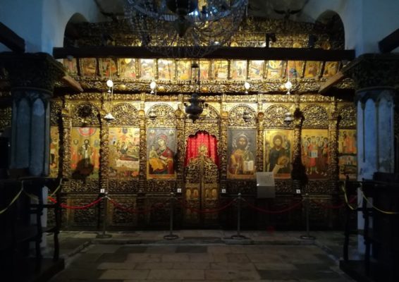 Iconostasi nel Museo Onufri a Berat in Albania