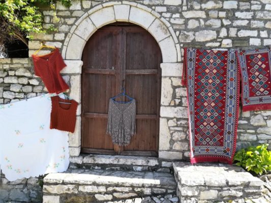 Abitazioni tipiche a Berat in Albania