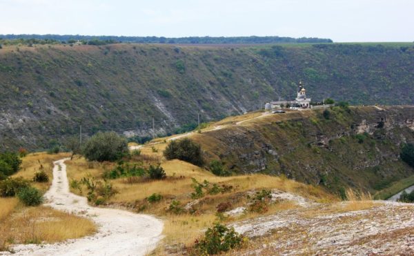 Panorama di Orheiul Vechi in Moldova