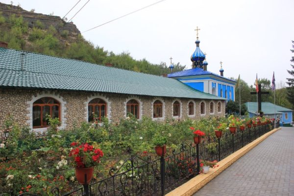 Cortile Monastero di Saharna Moldova