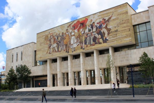 Il Museo di Storia Nazionale a Tirana