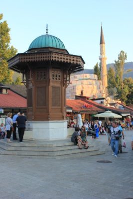 La fontana Sebilj Sarajevo