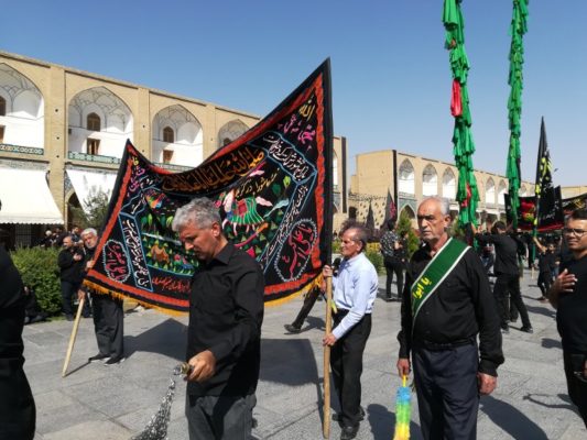 Processione del Muharram Imam Square Esfahan