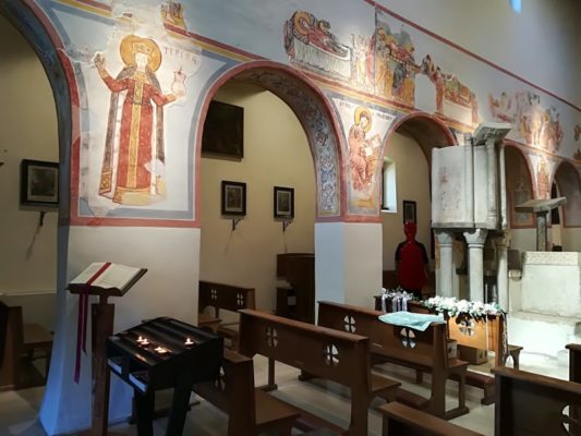 Interno della Chiesa di Santa Maria Assunta a Muggia