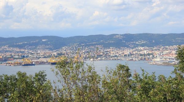 Panorama sul Golfo di Trieste da Muggia vecchia