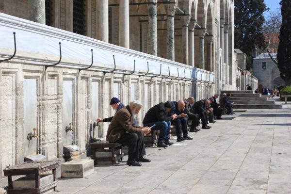 Fontane per le abluzioni alla Süleymaniye Camii di Istanbul