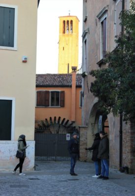 Il campanile della Chiesa di San Francesco a Treviso