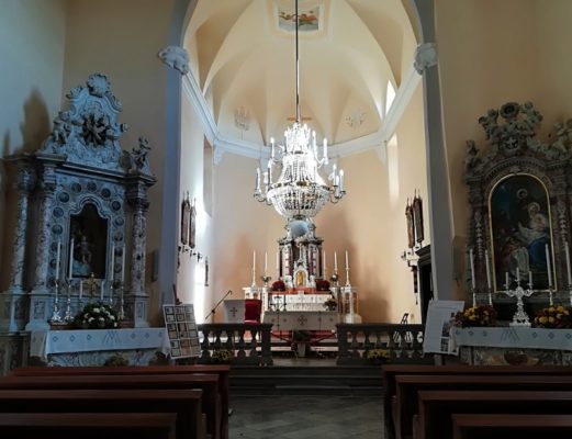 Interno della chiesa parrocchiale di Štanjel Slovenia