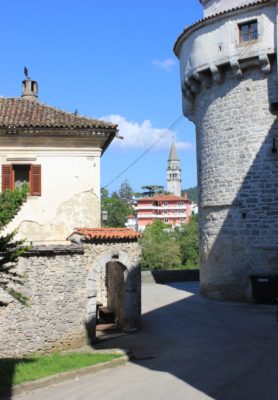 Il centro storico di Pazin (Pisino) in Istria Croazia