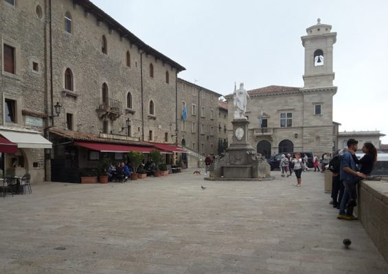 La piazza della Libertà di San Marino