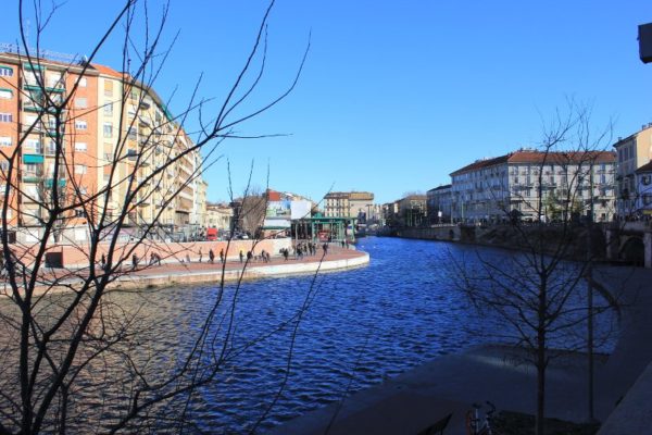 Una panoramica della Darsena di Milano