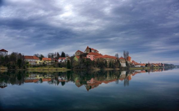 Panorama di Ptuj in Slovenia