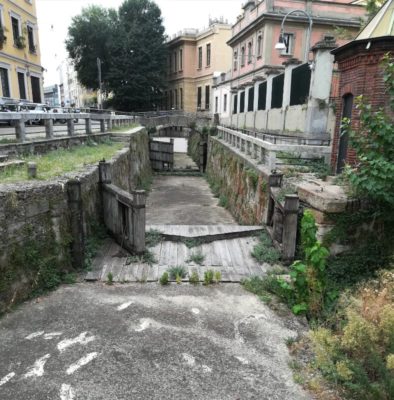 La Conca della Incoronata sul Naviglio di San Marco a Milano