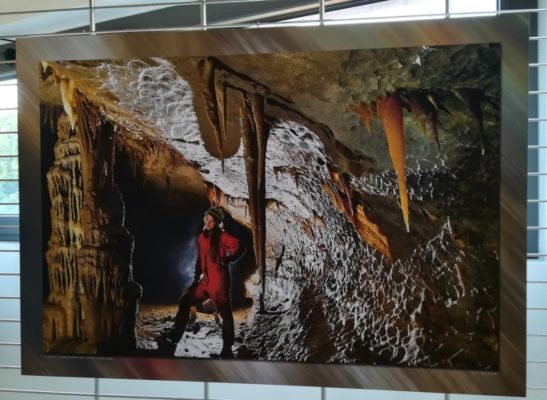 Mostra fotografica nel museo della Grotta Gigante