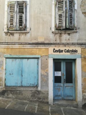 Bottega del calzolaio a Capodistria