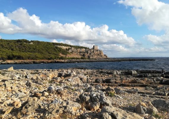 La baia di Porto Selvaggio nel Salento