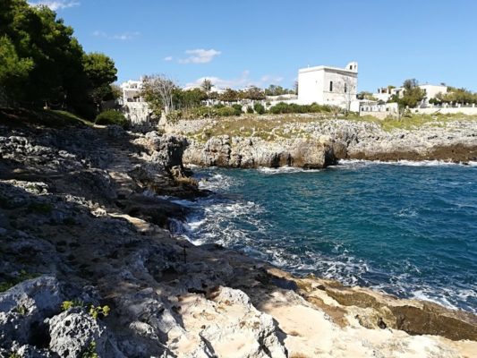 La baia di Porto Badisco in Salento