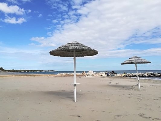 La spiaggia di Alimini nel Salento adriatico