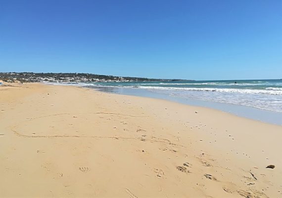 La spiaggia di Pescoluse nel Salento ionico