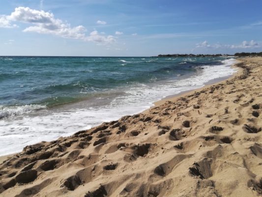 La spiaggia di Punta Prosciutto nel Salento