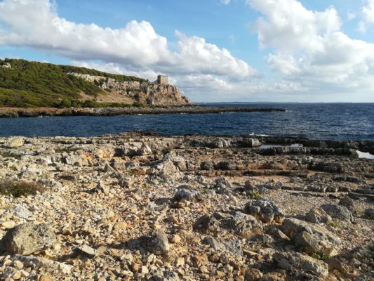 La baia di Porto Selvaggio in Salento