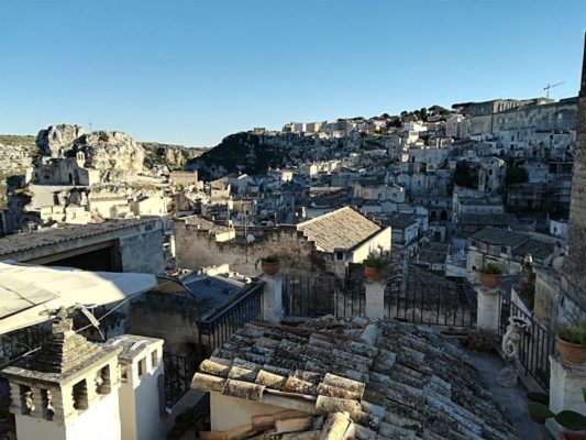 Panorama del Sasso Caveoso a Matera