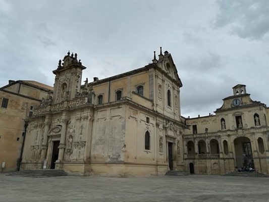 Il Duomo ed il palazzo Vescovile di Lecce