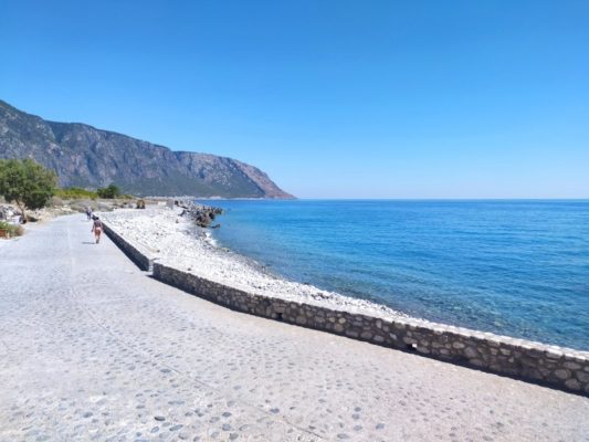 Il Mare Libico nei pressi di Agiá Rouméli a Creta