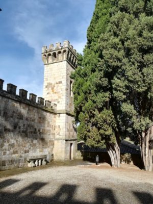 Muro di cinta della Badia a Passignano Toscana