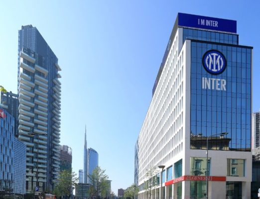 La nuova sede dell'Inter a Milano